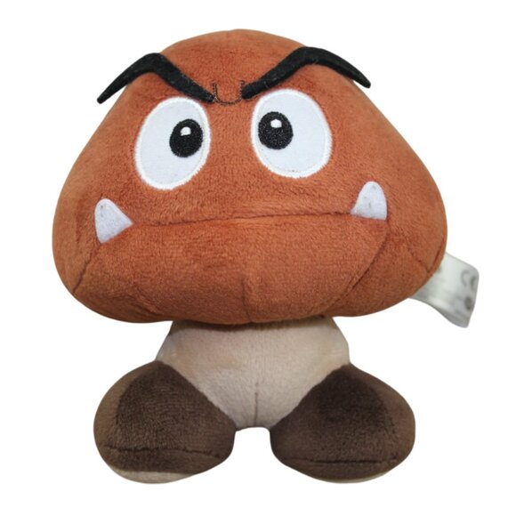 Nintendo Other - Nintendo Super Mario Goomba Plush Stuffed Animal Toy 6" Small Mushroom Brown